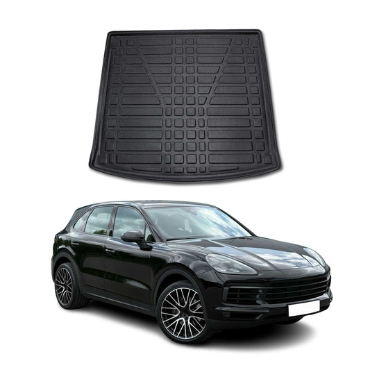 OMAC USA Cargo Liner Trunk Mat All Weather for SUV – Fits with 2019-2025 Porsche Cayenne – Black (1 Pc)