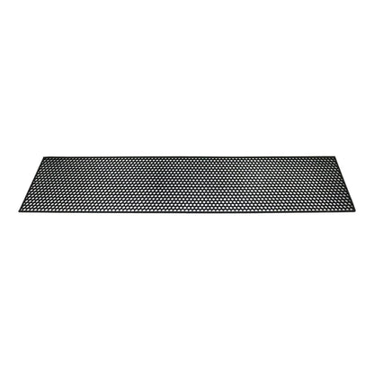 OMAC USA Trimmable Honeycomb Mesh Grille Insert – Universal Fit Front Bumper/Spoiler – Black ABS Plastic, 39.37"x9.44"