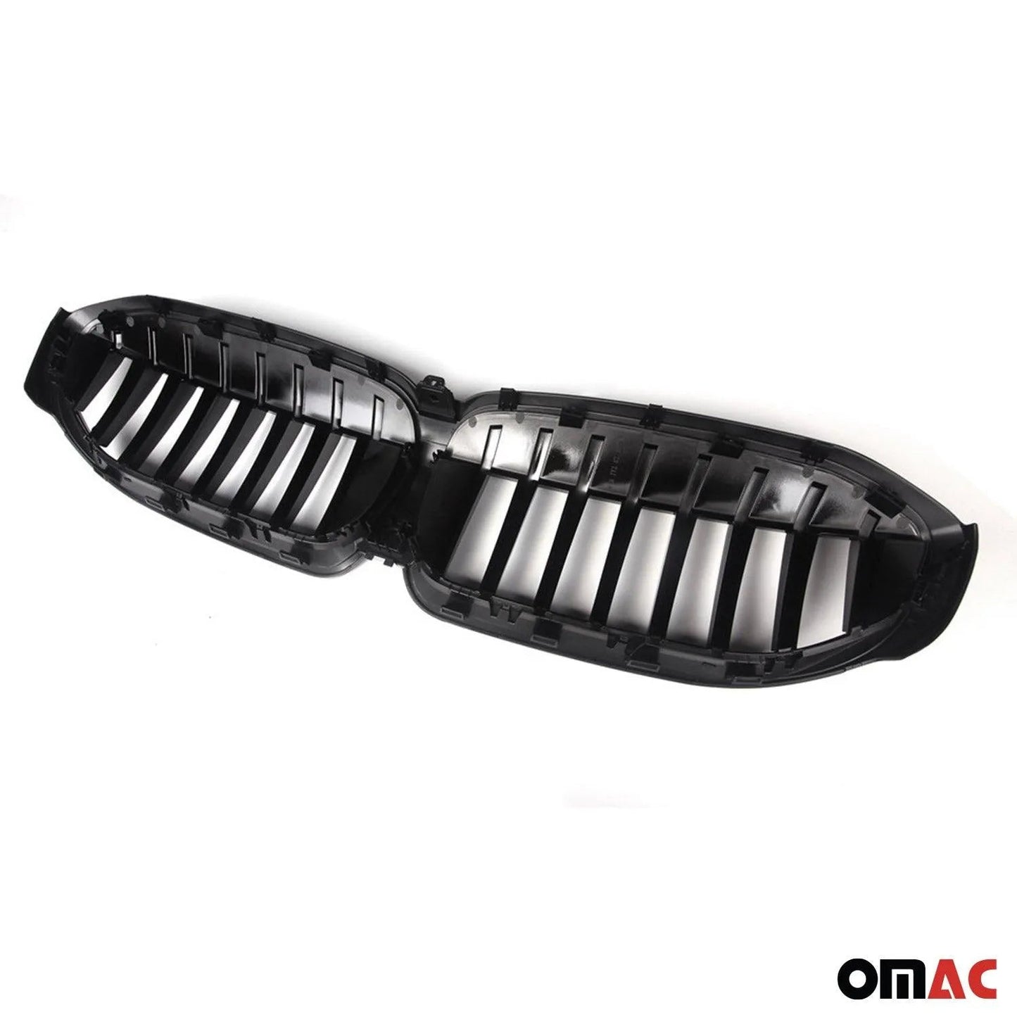 OMAC USA Front Kidney Grille for Cars – Fits 2019–2022 BMW 3 Series G20 Sedan Without 360 Hole (1Pc, Black)