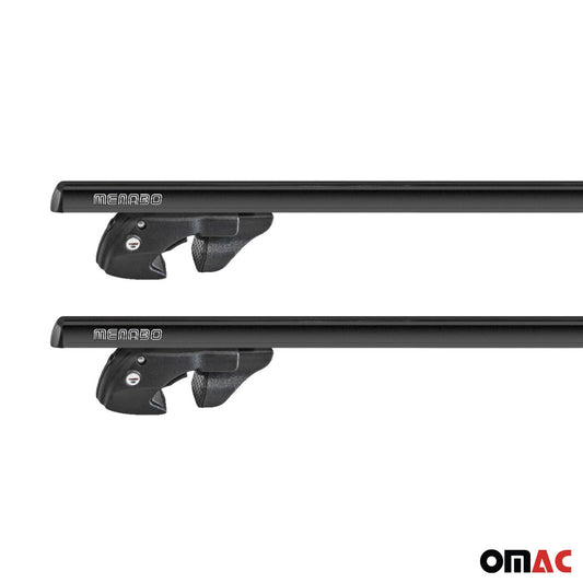 OMAC USA Roof Rack Cross Bars for SUV – Fits with 2010–2024 Toyota 4Runner – Aluminium Black (2 Pcs)