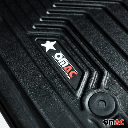OMAC USA Premium Floor Mats Liners – Fits 2022–2025 Mazda CX-60 – Front & Rear All Weather Heavy Duty Black