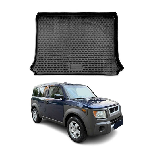 OMAC USA Cargo Liner Trunk Mat All Weather for SUV – Fits with 2003-2011 Honda Element – Black (1 Pc)