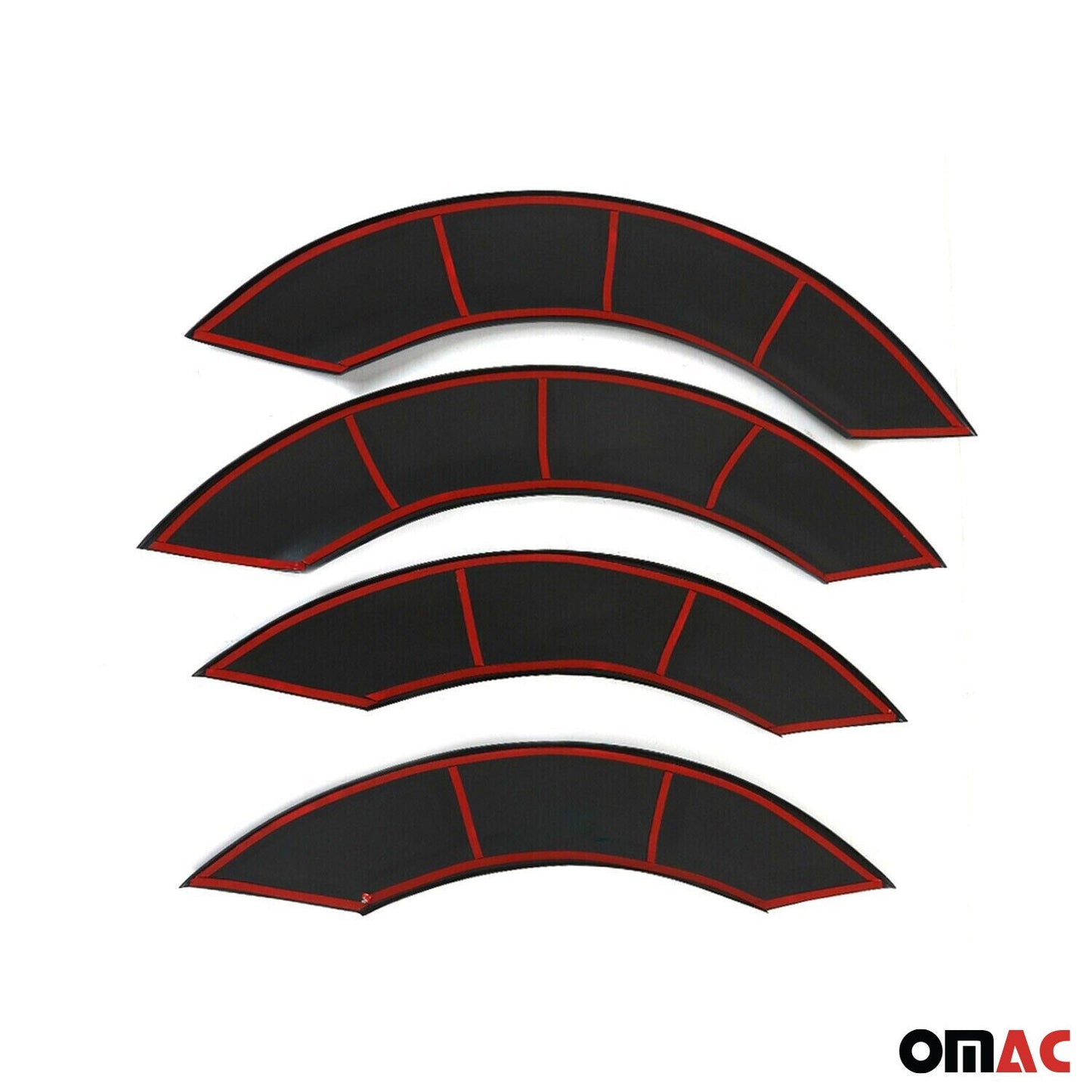 OMAC USA Fender Flares Wheel Arch Protectors for Van – Fits 2019-2025 Mercedes Sprinter W907/W910 – Black (4 Pcs)