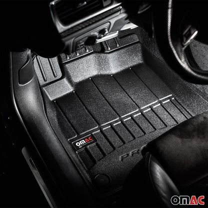 Omac USA Premium Rubber Floor Mats Liners for Cars – Fits with 2016-2023 Mazda CX-3 (4 Pcs)
