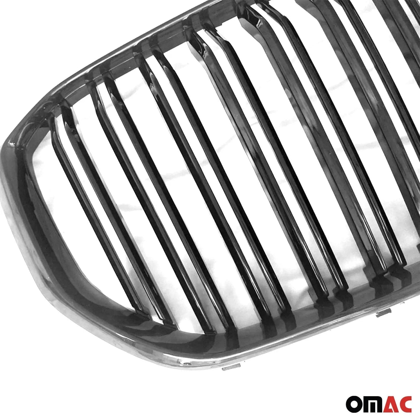 OMAC USA Front Kidney Grille for SUV – Fits 2019-2023 BMW X5 G05 – M Performance Style Gloss Black, 1 Pc