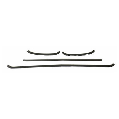 OMAC USA Front Bumper Grill Trim for Van – Fits 2019-2025 Mercedes Sprinter W907/910 – Stainless Steel Dark Chrome, 4 Pcs