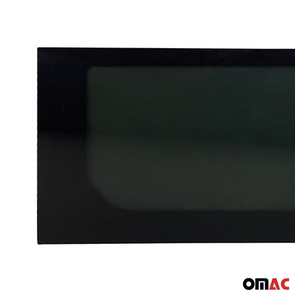 OMAC USA Right Side Sliding Door Window Glass for Vans – Fits 2010–2018 Mercedes Sprinter W906 L2/L3/L4 (Tempered, Black, 1Pc)