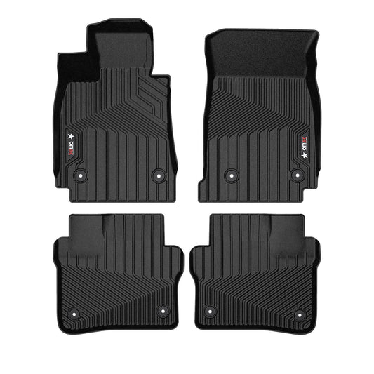 OMAC USA Premium Floor Mats Liners for Car – Fits 2016–2020 Cadillac CT6 – Front & Rear All Weather Heavy Duty Black