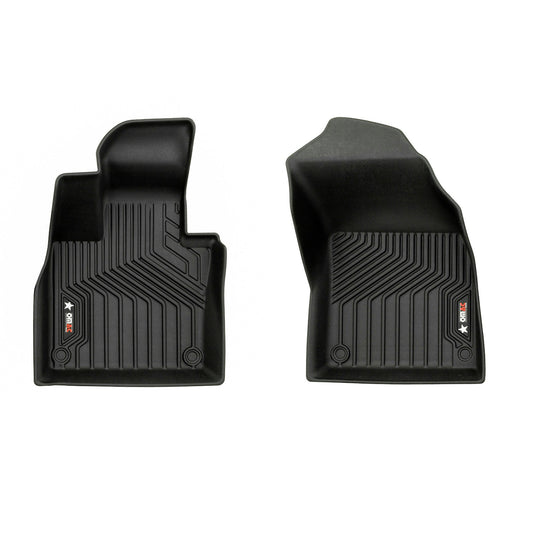 OMAC USA Premium Floor Mats Liners for SUV – Fits 2016–2025 Volvo XC90 – First Row Front All Weather Heavy Duty Black (3 Pcs)