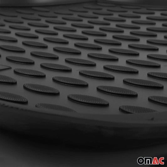 OMAC USA Semi-Custom Fit Cargo Liner Trunk Mat for Sedan – Fits 2018–2023 Kia Stinger (Black, Waterproof)