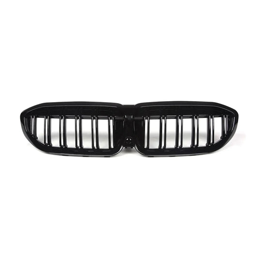 OMAC USA Front Kidney Grille for Cars – Fits 2019–2022 BMW 3-Series G20 M3 Sedan (Black, 1Pc)
