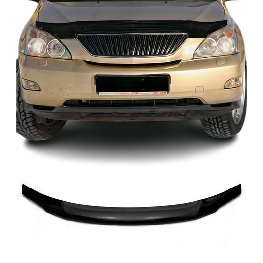 OMAC USA Front Bug Shield Hood Deflector for SUV – Fits 2010-2012 Lexus RX350 – Smoke Black Acrylic (1 Pc)