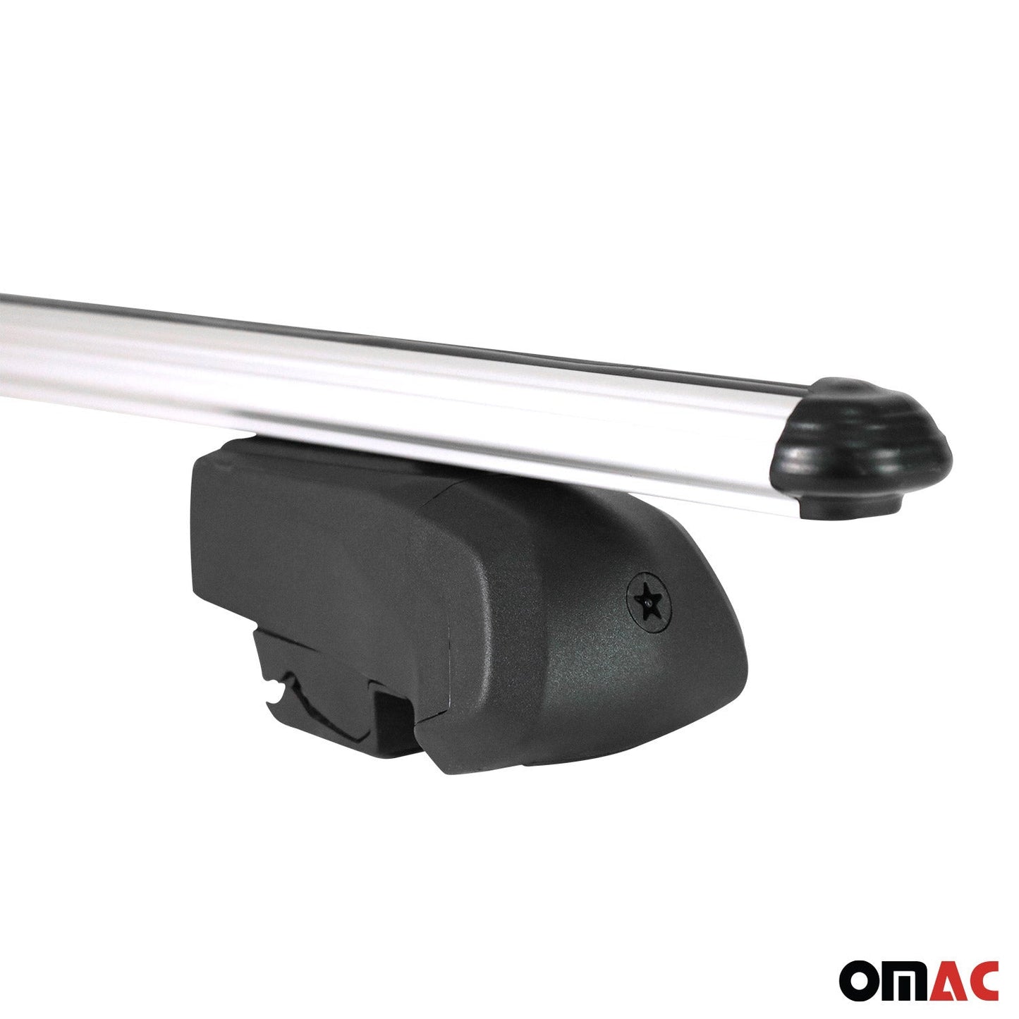 OMAC USA Roof Rack Cross Bars Luggage Carrier for SUV – Fits with 2011-2016 Kia Sportage (2 Pcs, Silver, Aluminum)