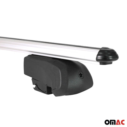 OMAC USA Roof Rack Cross Bars Luggage Carrier for SUV – Fits with 2011-2016 Kia Sportage (2 Pcs, Silver, Aluminum)