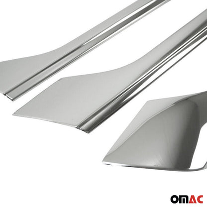 OMAC USA Front Bumper Grill Trim for Van – Fits 2014–2018 Mercedes Sprinter W906 – Stainless Steel Chrome Molding, Silver 5-Pc