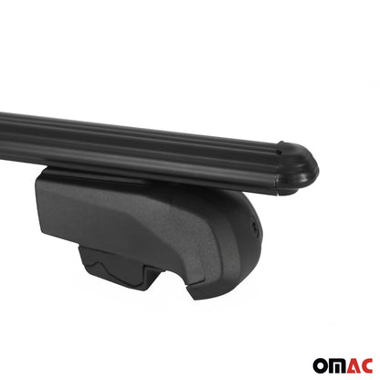 OMAC USA Roof Rack Cross Bars Luggage Carrier for SUV – Fits with 2017-2022 Kia Sportage (2 Pcs, Black, Aluminum)