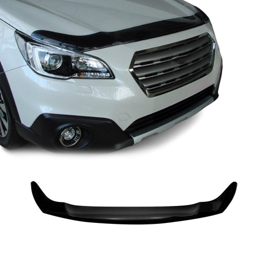 OMAC USA Front Bug Shield Hood Deflector for SUV – Fits 2015-2019 Subaru Outback – Smoke Black Acrylic (1 Pc)