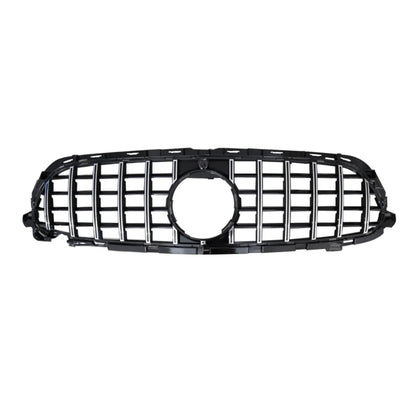 OMAC USA Front Bumper Grille for Mercedes E-Class W213 Sedan 2021-2023 – GT-Style Silver Plastic