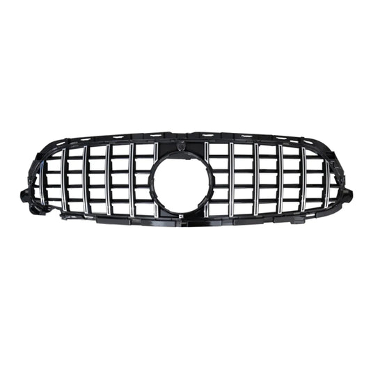 OMAC USA Front Bumper Grille for Mercedes E-Class W213 Sedan 2021-2023 – GT-Style Silver Plastic