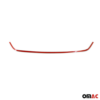 OMAC USA Front Bumper Grill Trim Molding for Cars – Fits 2012–2017 Kia Rio Hatchback (Stainless Steel, Silver, 1Pc)