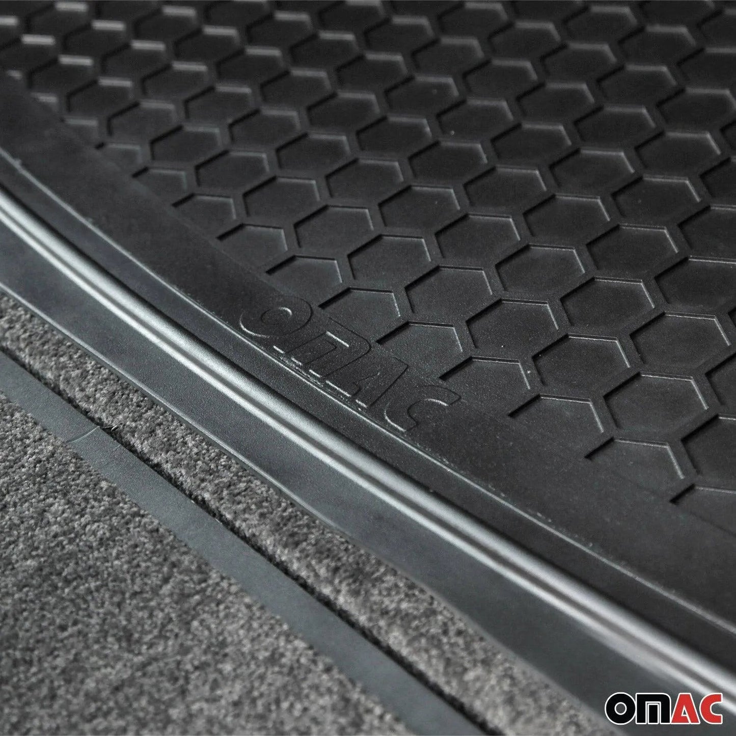 OMAC USA Semi-Custom Fit Cargo Liner Trunk Mat for SUVs – Fits 2020–2025 Tesla Model Y (Black, Waterproof)