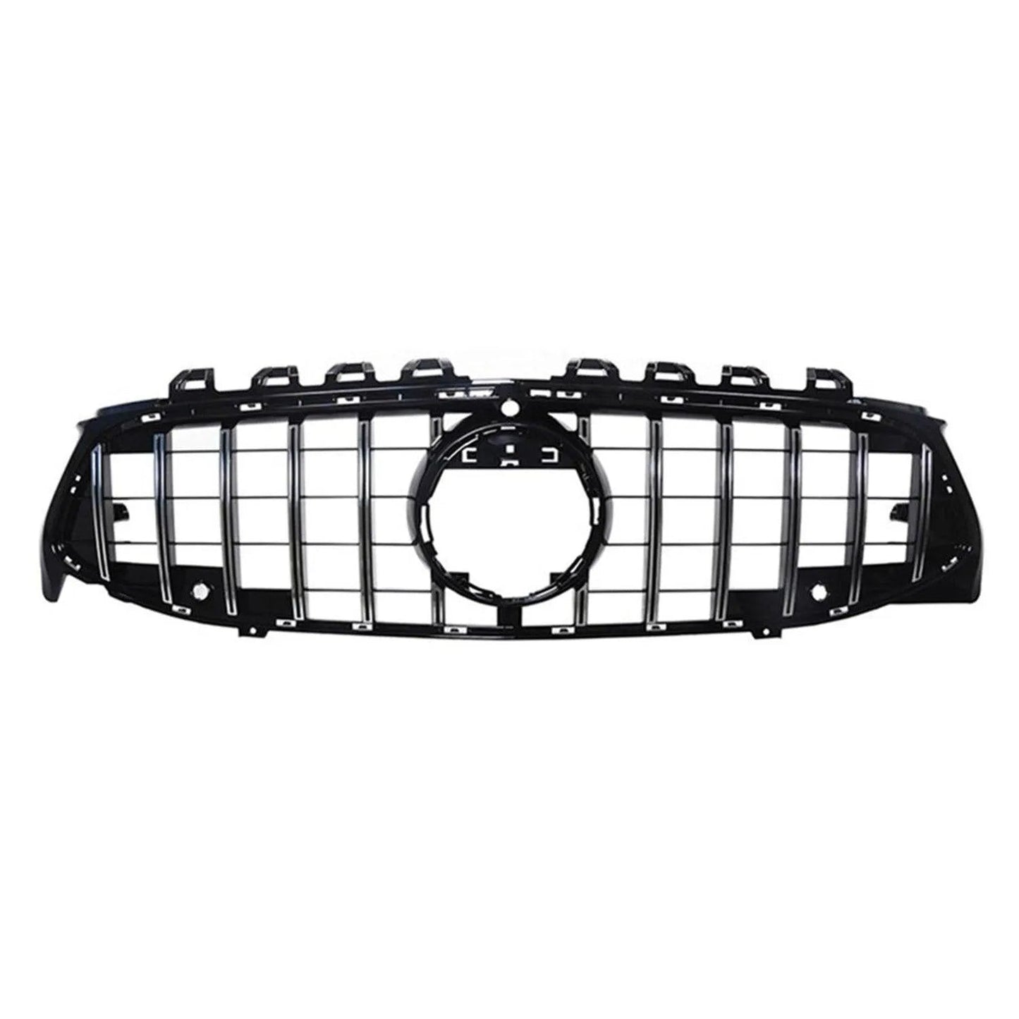 OMAC USA Front Bumper Grille for Cars – Fits 2020–2024 Mercedes CLA C118 (Silver, 1Pc)