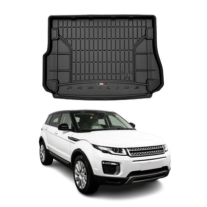 OMAC USA Cargo Liner Trunk Rubber Mat for SUV – Fits with 2012-2019 Land Rover Range Rover Evoque – All Weather, Heavy Duty Black (1PC)