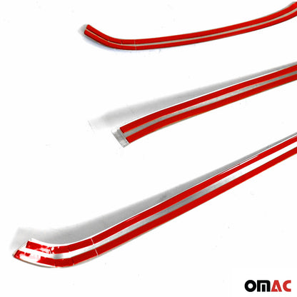 OMAC USA Front Bumper Grill Trim for Van – Fits 2019-2025 Mercedes Sprinter W907/910 – Stainless Steel Dark Chrome, 4 Pcs