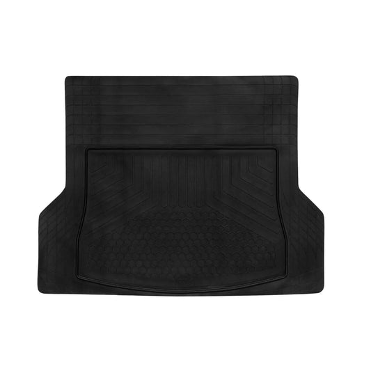 OMAC USA Cargo Liner Trunk Mat 3D Molded Waterproof Rubber Universal Fit – Black (1 Pc)