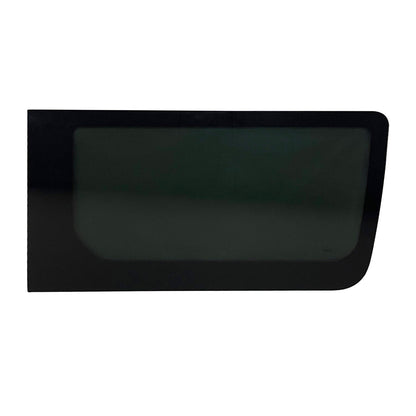 OMAC USA Right Side Sliding Door Window Glass for Vans – Fits 2010–2018 Mercedes Sprinter W906 L2/L3/L4 (Tempered, Black, 1Pc)