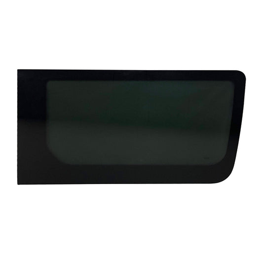 OMAC USA Right Side Sliding Door Window Glass for Vans – Fits 2010–2018 Mercedes Sprinter W906 L2/L3/L4 (Tempered, Black, 1Pc)