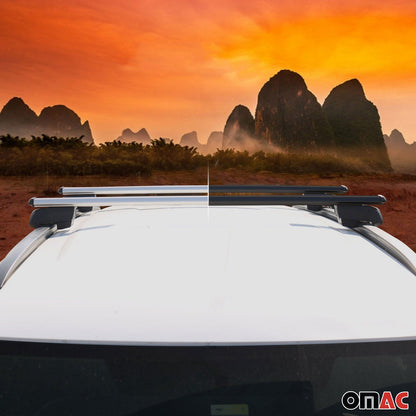 Omac USA Roof Rack Cross Bars Luggage Carrier for Cars – Fits with 2020-2025 Hyundai Palisade (2 Pcs, Black, Aluminum)