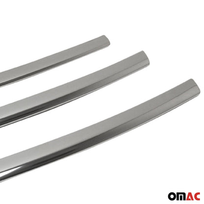 OMAC USA Front Bumper Grill Trim for Hyundai Veloster 2012-2017 (Non-Turbo) – Stainless Steel Chrome Mirror Finish, 3 Pcs