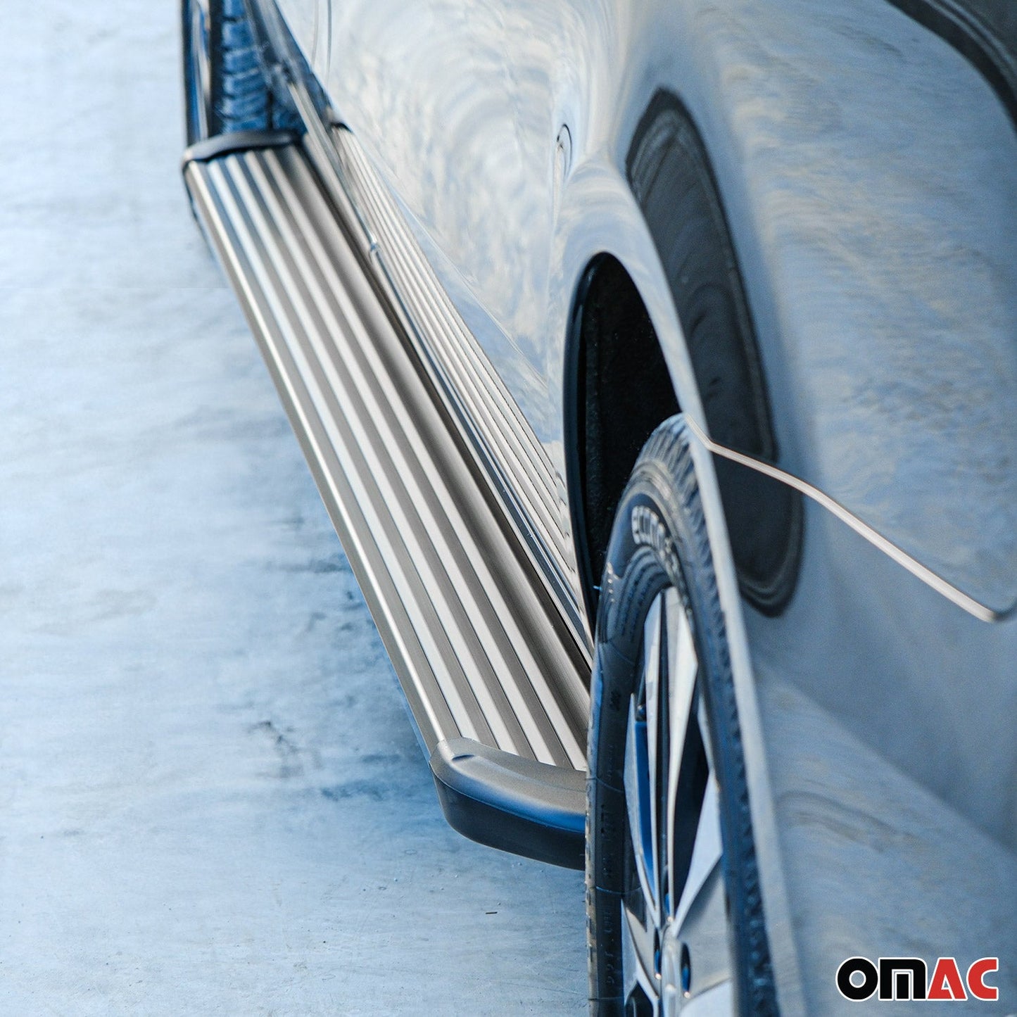 Omac USA Aluminum Running Boards, Side Steps for SUV – Fits with 2016-2020 Kia Sorento – Black (2 Pcs)