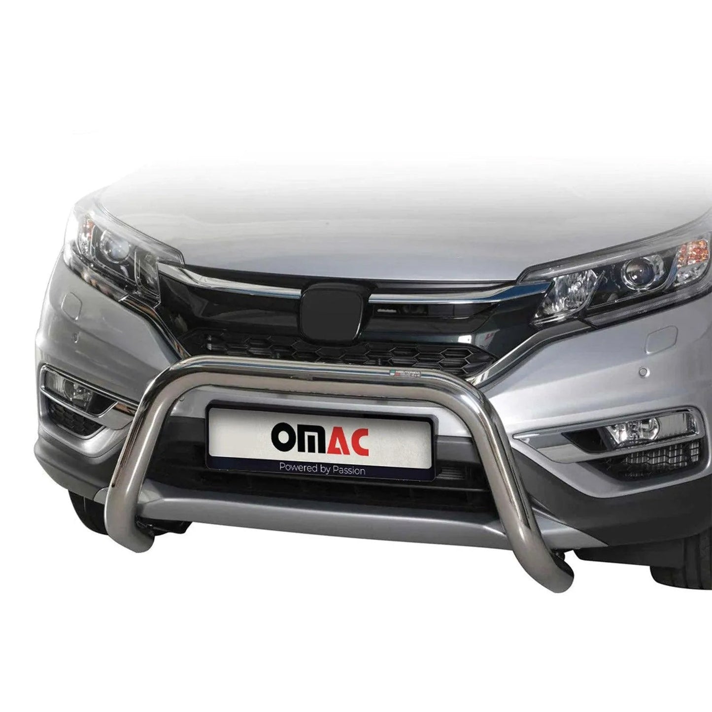 OMAC USA Bull Bar Push Front Bumper Grille for Cars – Fits 2017–2019 Honda CR-V (Silver, 1Pc)