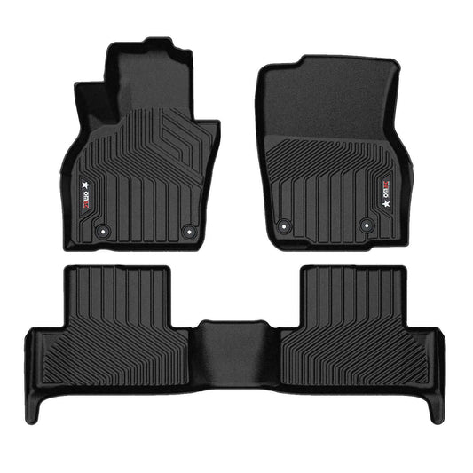 OMAC USA Premium Floor Mats Liners – Fits 2022–2025 Mazda CX-60 – Front & Rear All Weather Heavy Duty Black