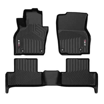 OMAC USA Premium Floor Mats Liners – Fits 2022–2025 Mazda CX-60 – Front & Rear All Weather Heavy Duty Black