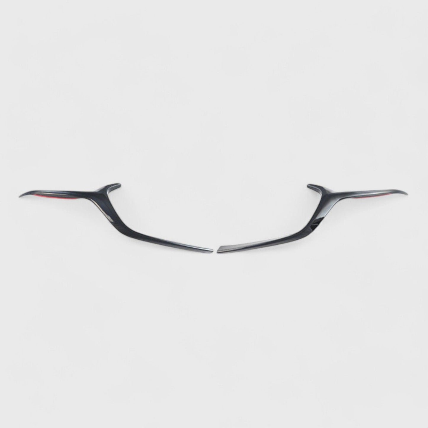 OMAC USA Grille Overlay for Sedan – Fits 2019-2025 Mazda 3 – Gloss Black ABS Plastic (2 Pcs)