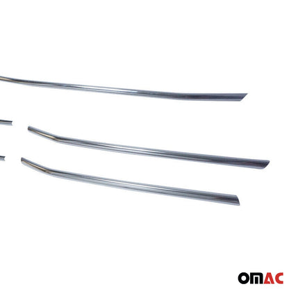 OMAC USA Front Bumper Grill Trim 5Pcs for Vans – Fits 2019–2025 Mercedes Sprinter W907/910 (Stainless Steel, Chrome)