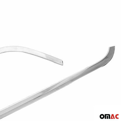 OMAC USA Front Bumper Grille Trim – Fits 2021–2025 Ford Transit 150/250/350 – Stainless Steel Chrome Mirror Finish, 4 Pcs