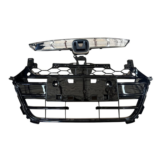 OMAC USA Front Grille Set for Sedan – Fits 2021-2022 Honda Accord FL – Chrome & Black Style Exterior Upgrade