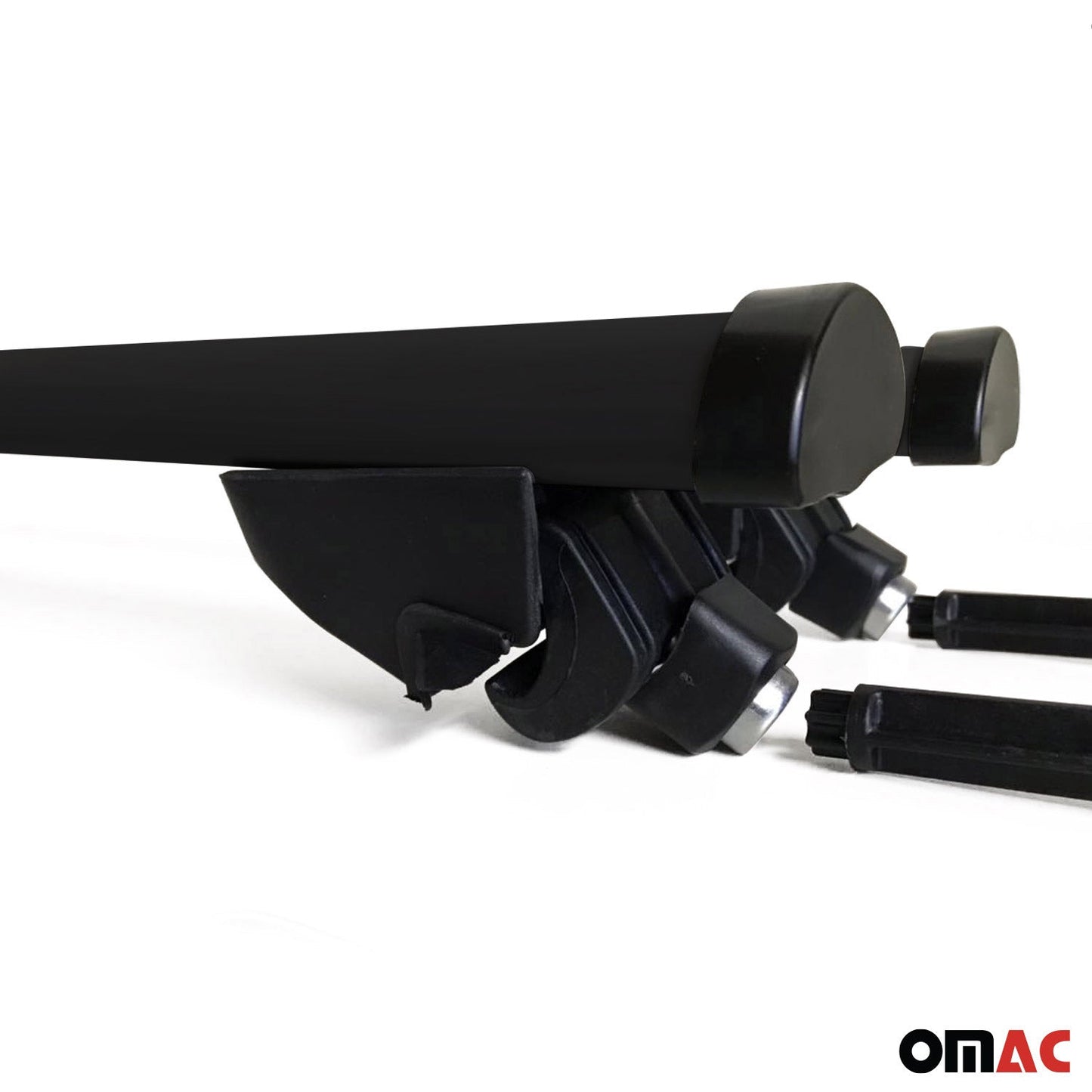Omac USA Roof Rack Cross Bars Luggage Carrier for SUV – Fits with 2011-2016 Mini Cooper Countryman R60 (2 Pcs, Black, Aluminum)