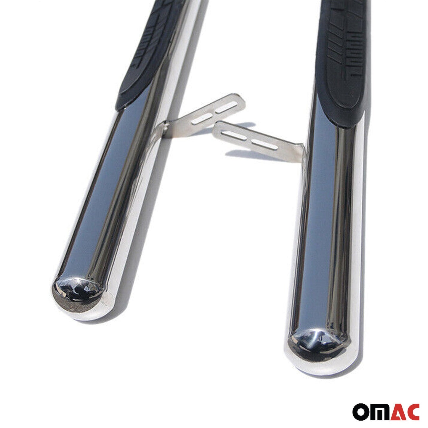 Omac USA Stainless Steel Running Boards, Side Steps for SUV – Fits with 2015-2024 Jeep Renegade – Silver, Grey (2 Pcs)