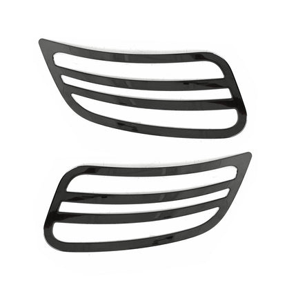 OMAC USA Front Bumper Grill Trim 2Pcs for Vans – Fits 2019–2025 Mercedes Sprinter W907/910 (Stainless Steel, Dark Chrome)
