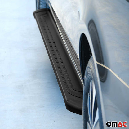 Omac USA Aluminum Running Boards, Side Steps for SUV – Fits with 2005-2010 Jeep Grand Cherokee – Black (2 Pcs)