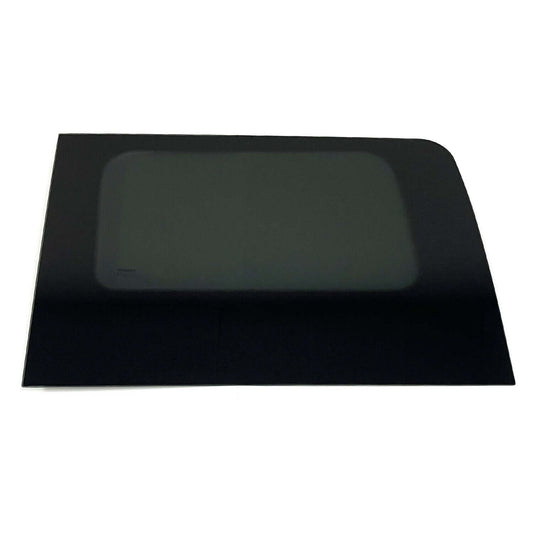 OMAC USA Rear Left Sliding Door Window Glass for Cargo Van – Fits 2010–2013 Ford Transit Connect L1/L2 – Black Tempered Replacement Auto Glass (1 Pc)