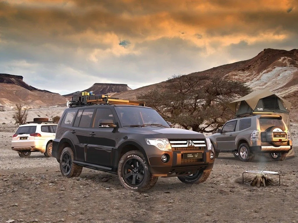 Front Runner Slimline II Roof Rack Kit Tall 1991-99 Mitsubishi Pajero LWB