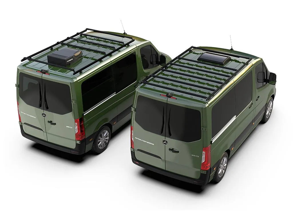 Front Runner Slimpro Van Rack Kit 2006-Current Fits Mercedes-Benz Sprinter (L1H1/128" SWB/Standard Roof)