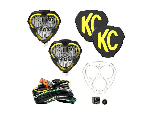 Front Runner FLEX ERA 3 Dual Mode SAE 2-Light System – Street-Legal Fog & Off-Road Combo Beam, 5000K White/Amber, Aluminum Alloy Housing (1 Set)