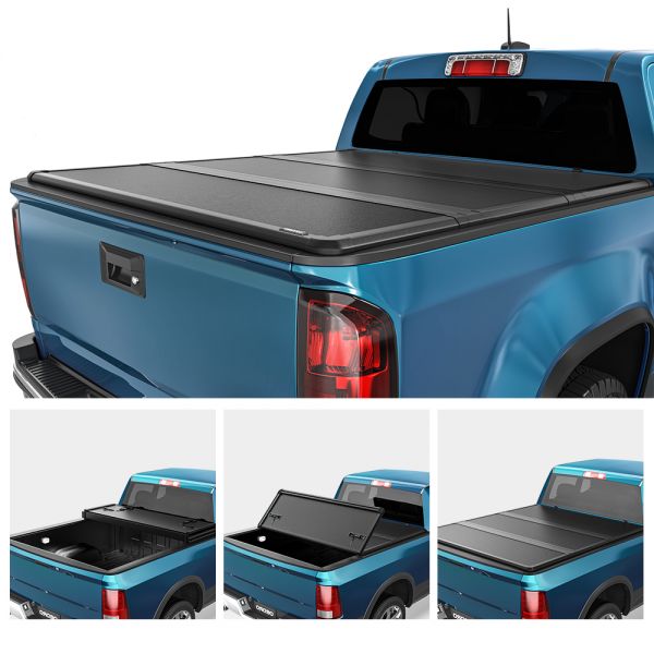 TrailFX Hard Trifold Tonneau Cover for Pickup Trucks - Fits 2015-22 Chevrolet Colorado / GMC Canyon